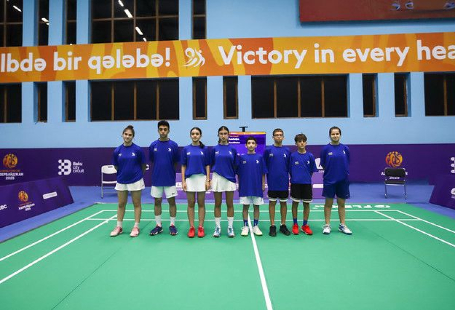 Azərbaycanın badminton millisi III MDB Oyunlarında ilk görüşlərini keçirib
