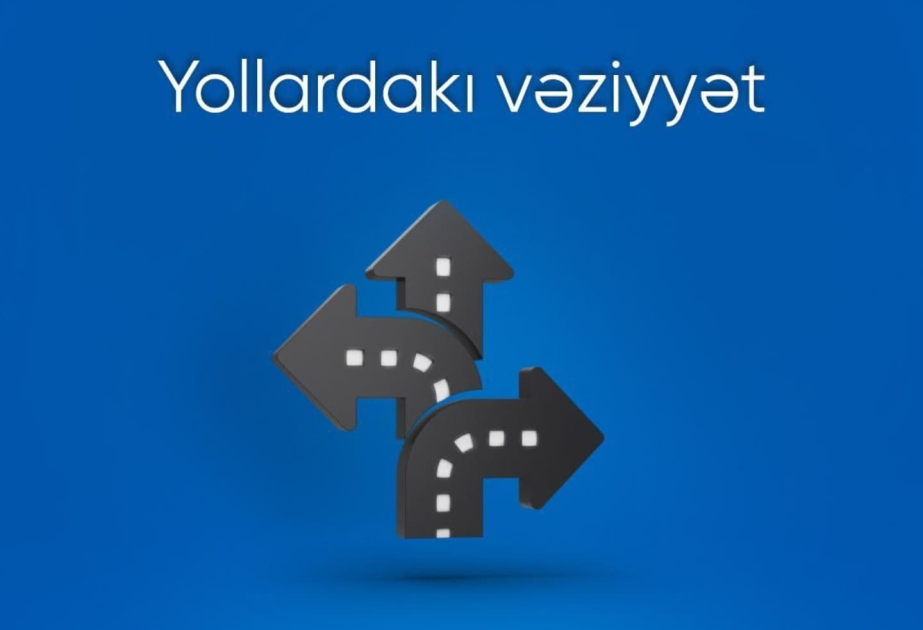 Bakıda bir sıra yollarda nəqliyyatın hərəkətində sıxlıq yaranıb