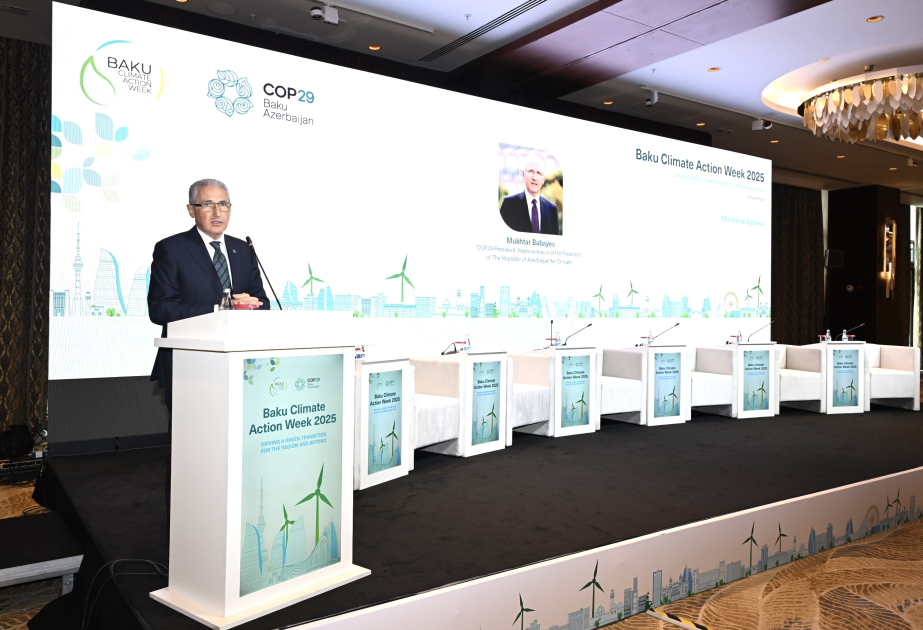 Baku Climate Action Week’s second day dedicated to international cooperation, clean energy, and youth leadership