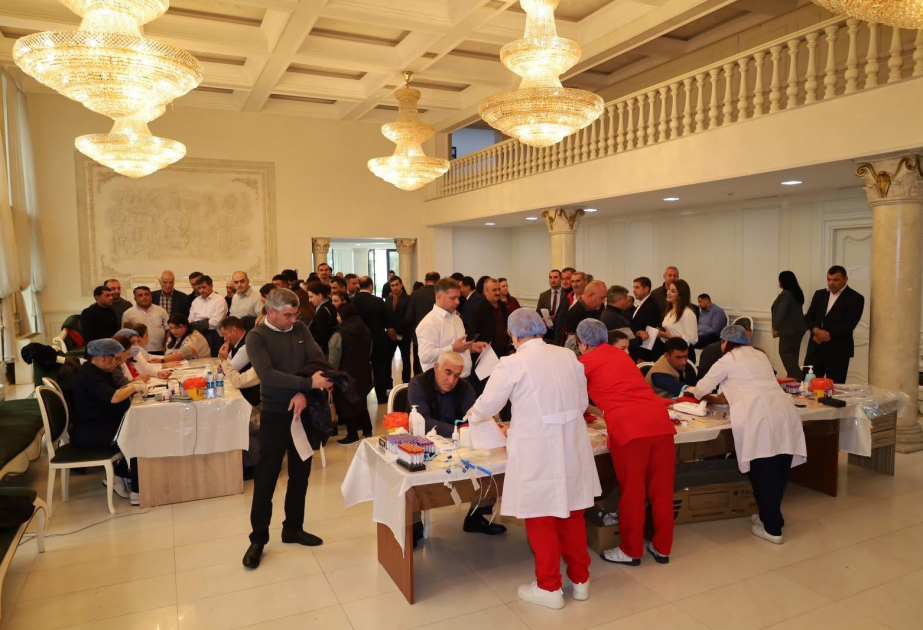 İsmayıllıda qanvermə aksiyasında 101 nəfər donor olub