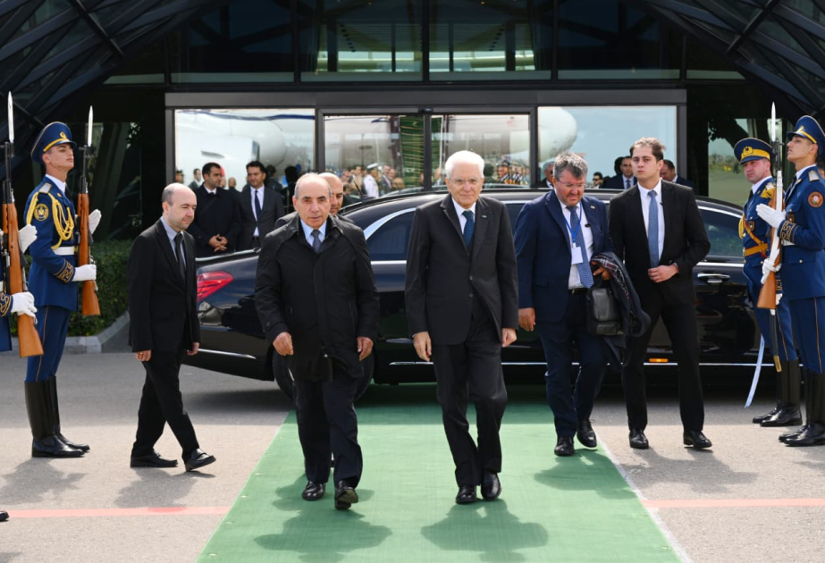 İtaliya Prezidentinin Azərbaycana səfəri başa çatıb