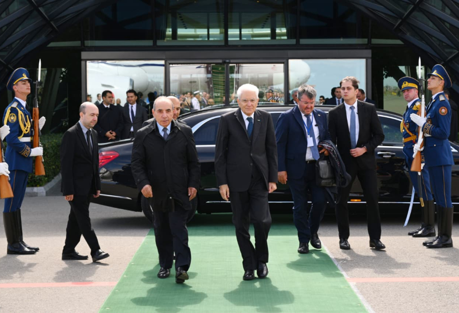 Concluye la visita oficial del Presidente de Italia a Azerbaiyán