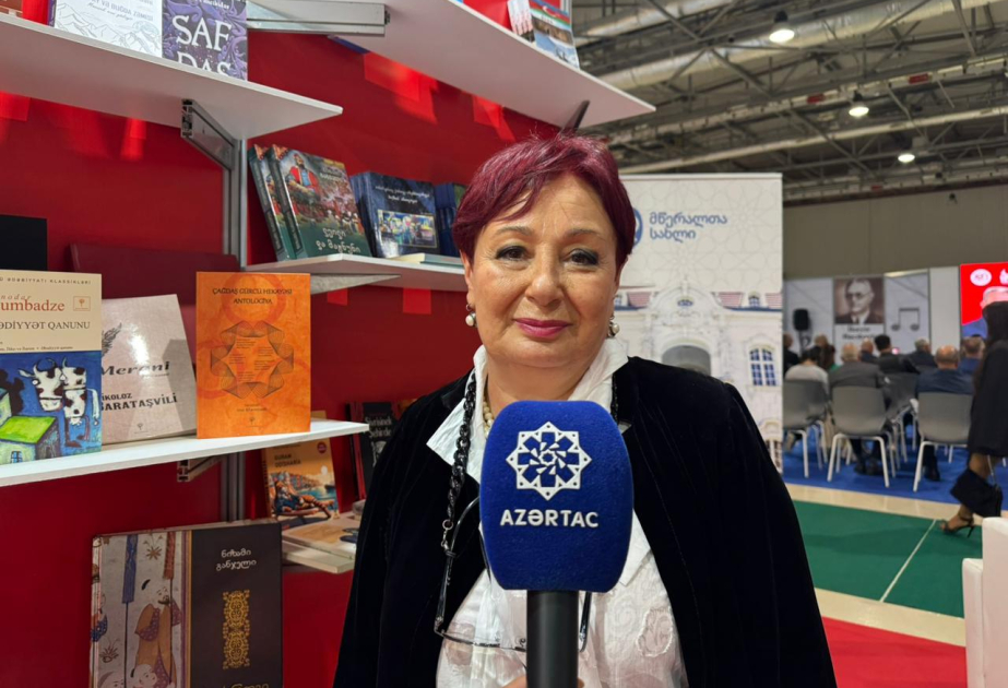 Бакинская международная книжная выставка. Состоялось открытие национального стенда Грузии