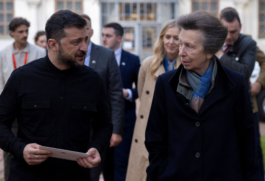 UK's Princess Anne visits Ukraine to support children affected by war
