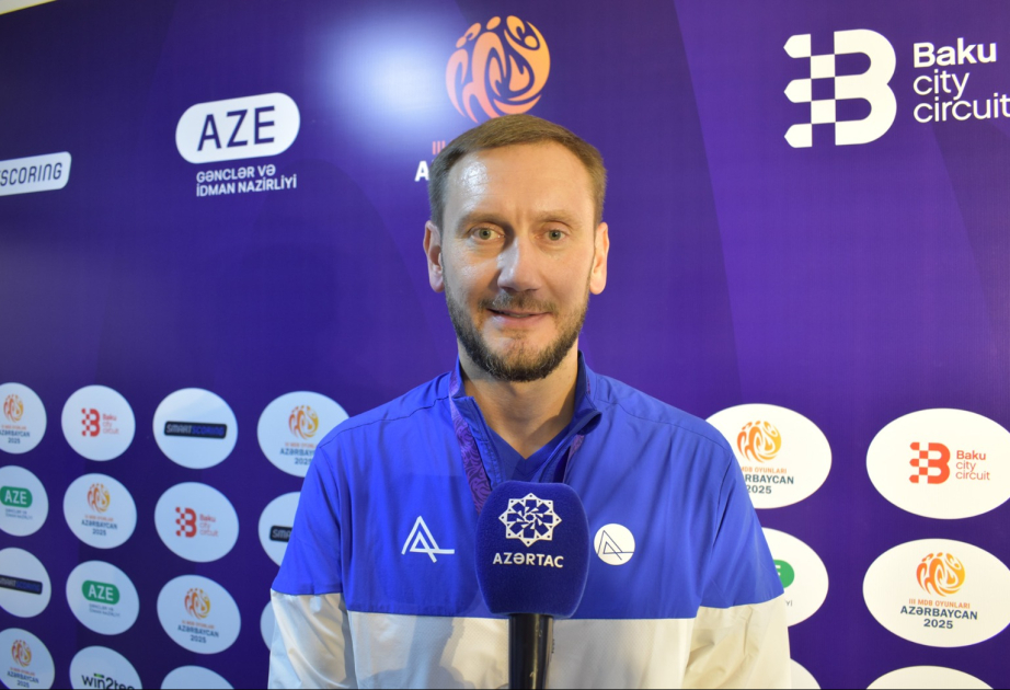 Batut gimnastikası üzrə komandamızın məşqçisi: Gimnastlarımız təsnifat mərhələsində uğurla çıxış edirlər