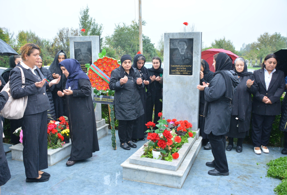 Şəhid Elvin Məmmədovun xatirəsi yad edilib