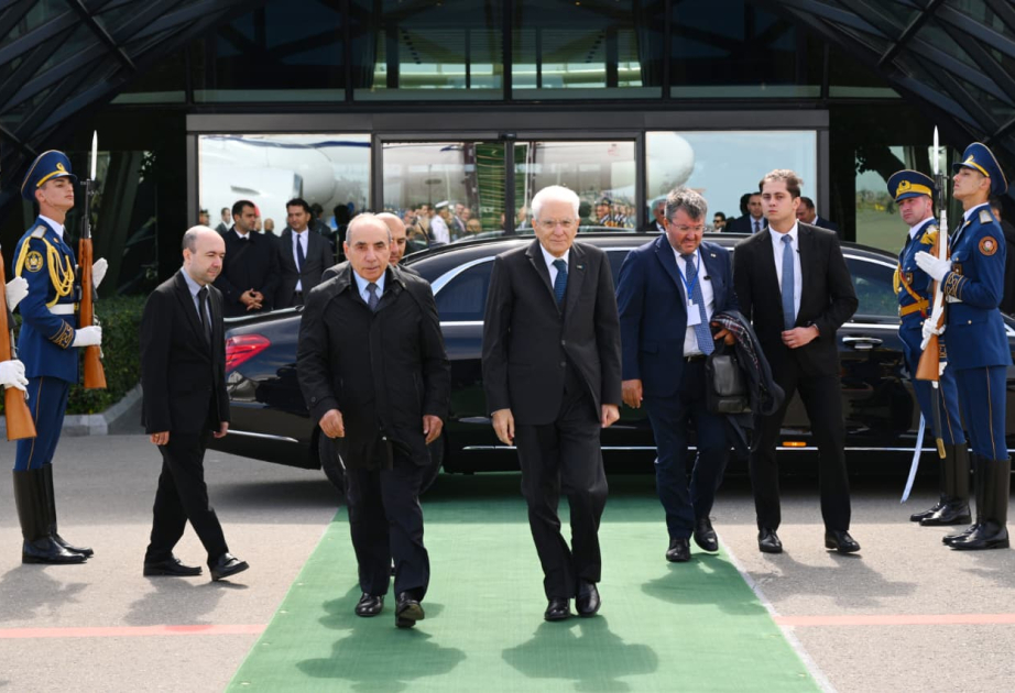 意大利总统结束对阿塞拜疆的访问