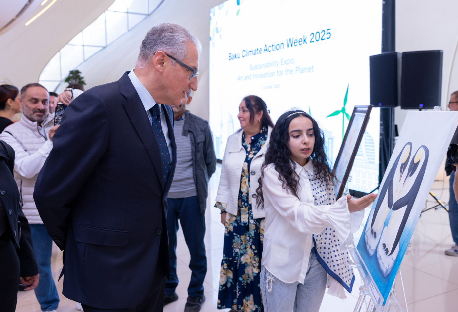 Bakı İqlim Fəaliyyəti Həftəsi çərçivəsində “Dayanıqlı Expo: Planet üçün incəsənət və innovasiya” adlı tədbir təşkil olunub