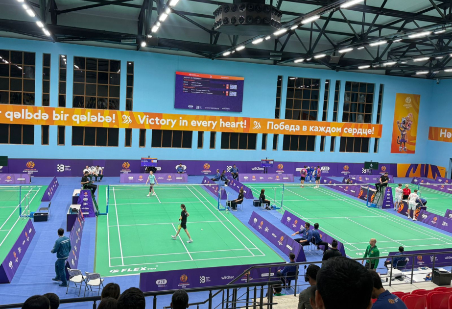 Azerbaijani badminton team ranks 3rd at CIS Games