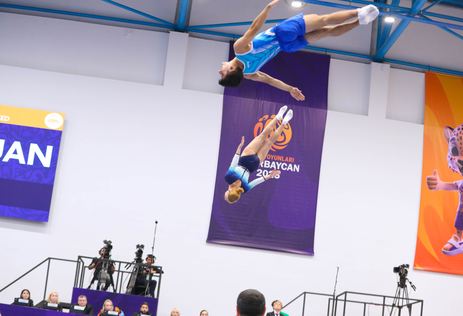 Azerbaijani gymnasts advance to CIS Games final in synchronized program