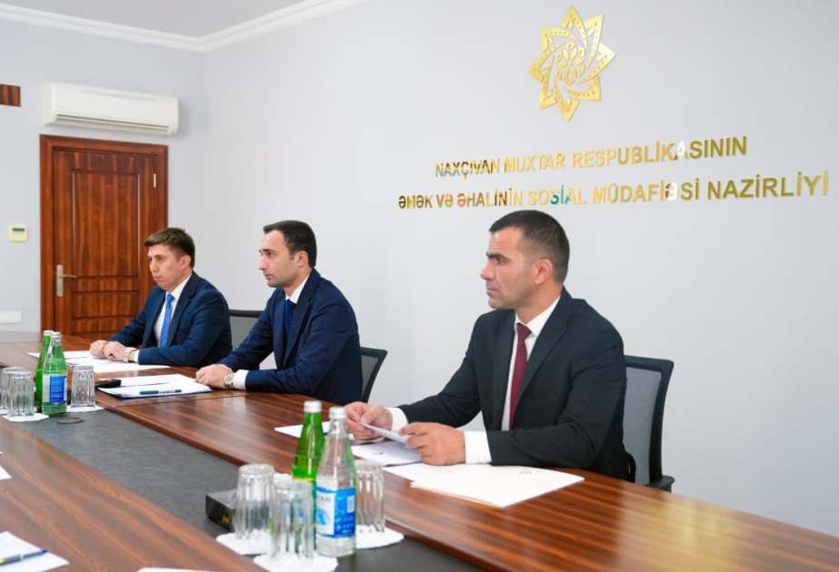 Naxçıvanda İnklüziv sosial inkişaf və sosial təminat üzrə Alt İşçi qrupun iclası keçirilib
