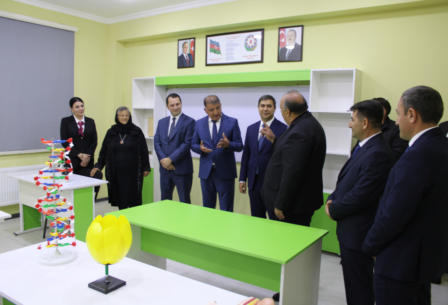 盖达尔·阿利耶夫基金会在萨穆赫新建的校舍投入使用