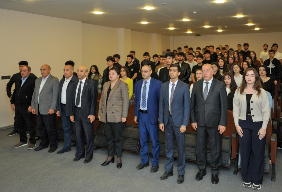 BMU tələbələri Başlıbel qətliamı ilə bağlı məlumatlandırılıb