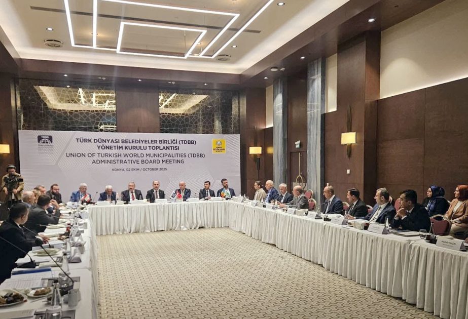 Azərbaycan Türk Dünyası Bələdiyyələr Birliyinin İdarə Heyətinin iclasında təmsil olunub