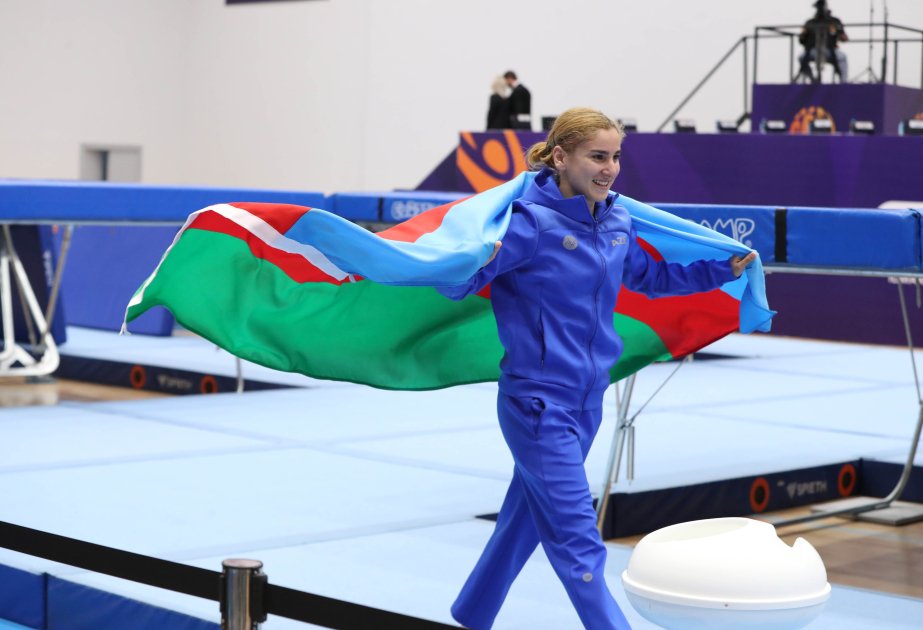 Une gymnaste azerbaïdjanaise décroche le bronze aux Jeux de la CEI
