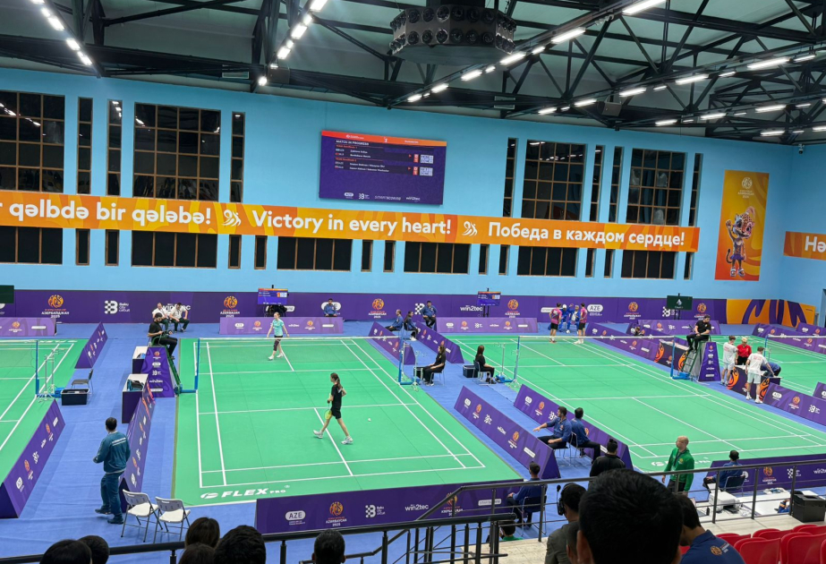 Игры стран СНГ: азербайджанские бадминтонисты вышли в 1/4 финала в 4 категориях
