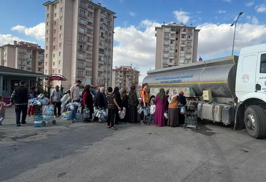 Прервано водоснабжение ряда крупных районов Анкары