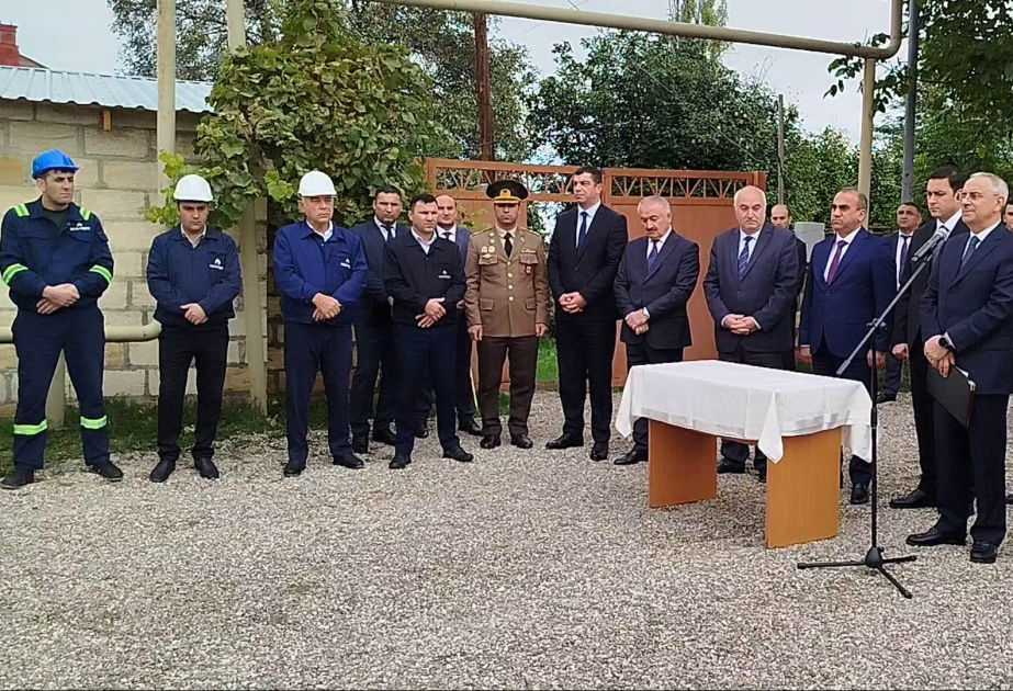 Qusarın Avaran kəndinə ilk dəfə təbii qaz verilib