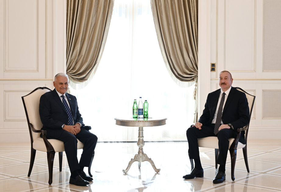 El Presidente Ilham Aliyev recibió al Presidente del Consejo de Ancianos de la Organización de Estados Túrquicos en Gabala