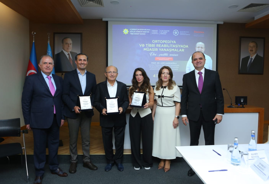 Mərkəzi Gömrük Hospitalında “Ortopediya və Tibbi Reabilitasiyada Müasir Yanaşmalar” mövzusunda elmi-praktiki seminar keçirilib