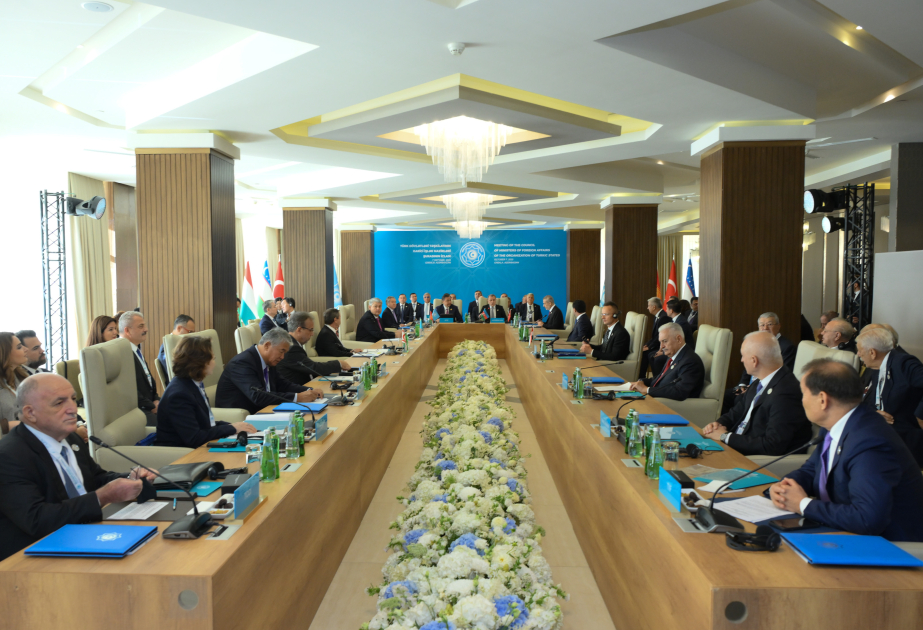 Réunion du Conseil des ministres des Affaires étrangères de l'Organisation des États turciques à Guébélé