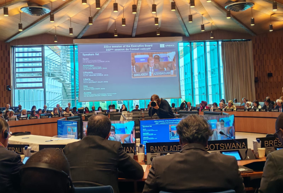 Azerbaijan delivers statement at UNESCO Executive Board’s 222nd session