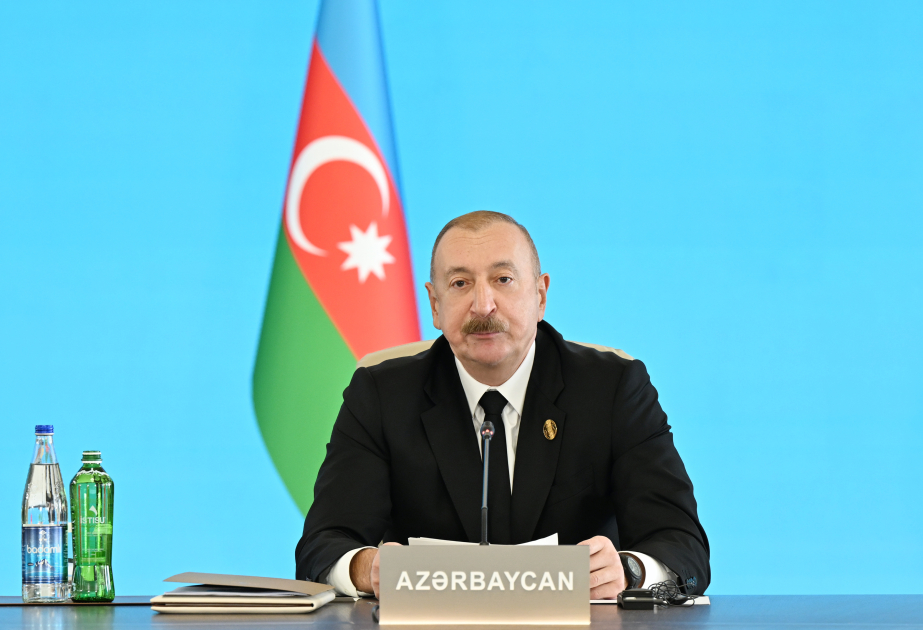 Präsident Ilham Aliyev: OTS hat sich heute zu einem der bedeutenden geopolitischen Zentren entwickelt