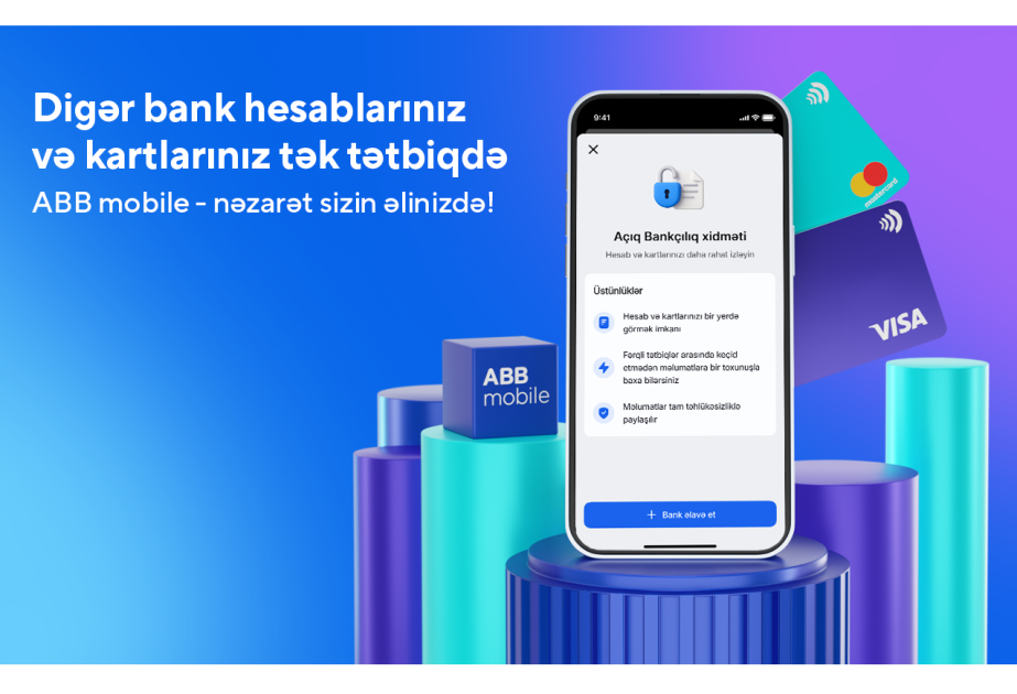 ®  Bankçılıqda yeni dövr: bütün hesab məlumatları eyni tətbiqdə!