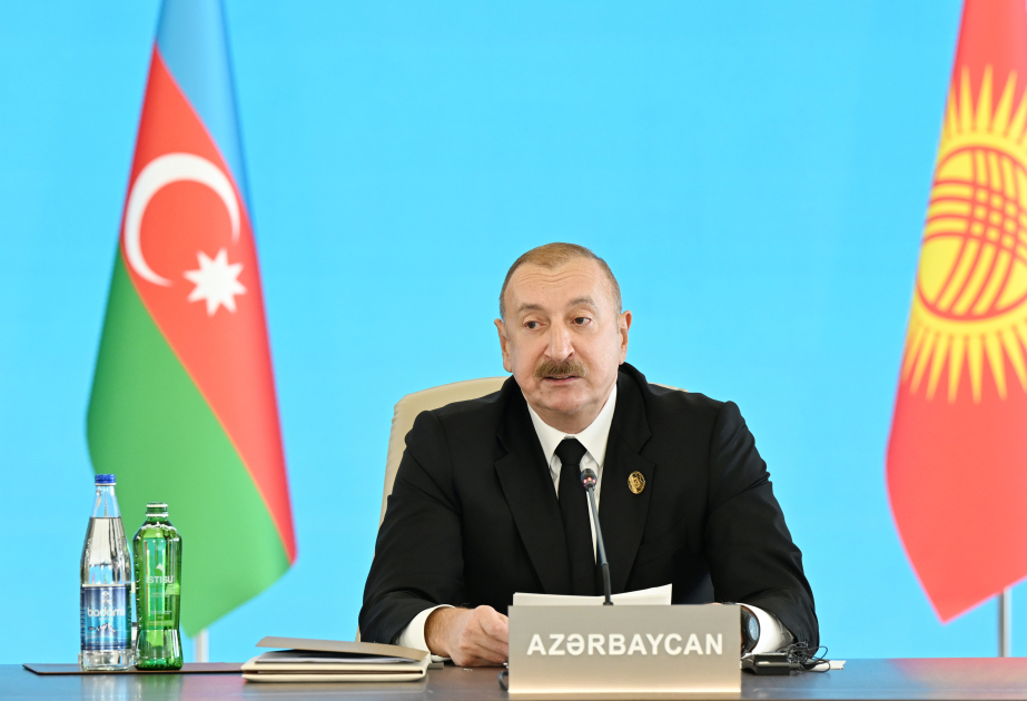 President: Azerbaijan is an active participant in the East-West and North-South transport corridors