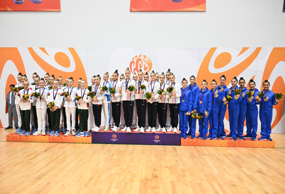 Azerbaijani rhythmic gymnastics team wins bronze at 3rd CIS Games