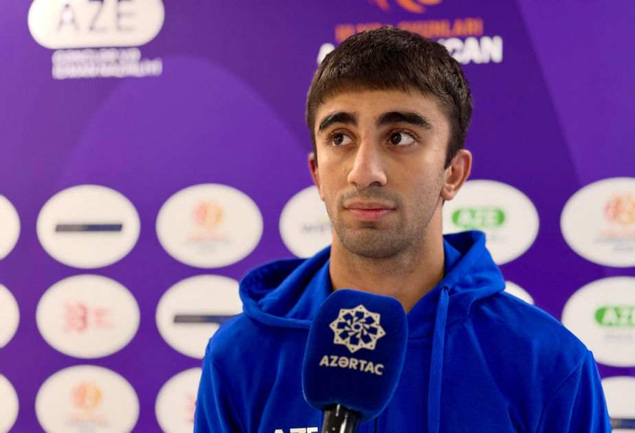 Qızıl medal qazanan yunan-Roma güləşçisi: Ən böyük hədəfim Olimpiya çempionu olmaqdır VİDEO