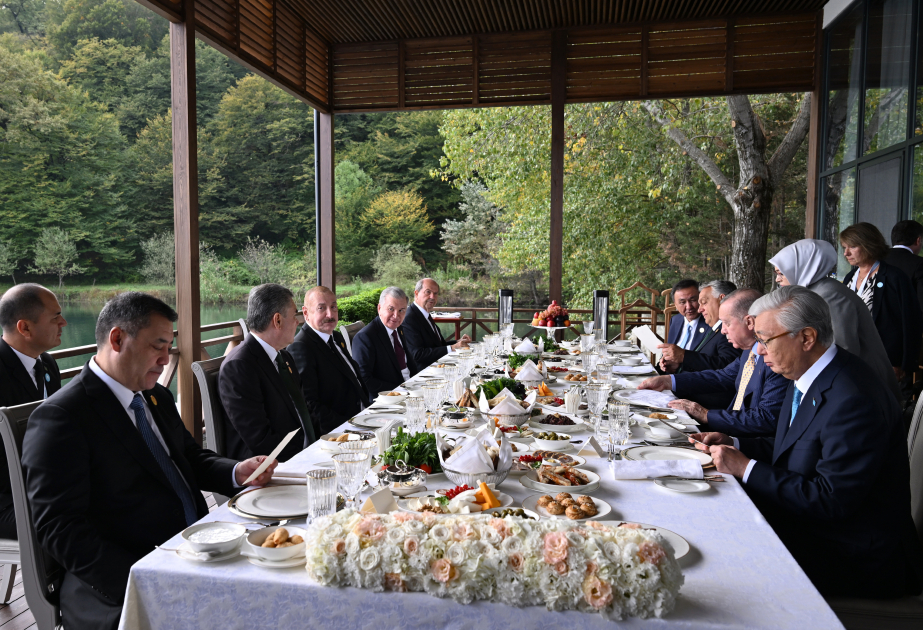 Official luncheon hosted in honor of heads of state and government attending OTS Summit in Gabala VIDEO