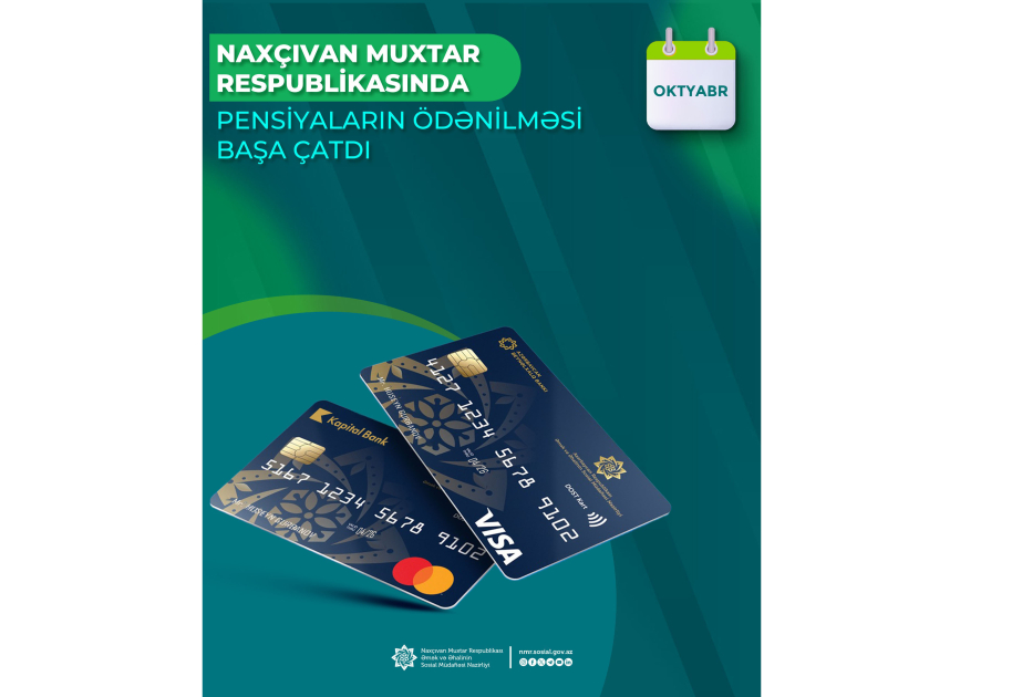 Muxtar respublikada oktyabr ayının pensiyaları ödənilib