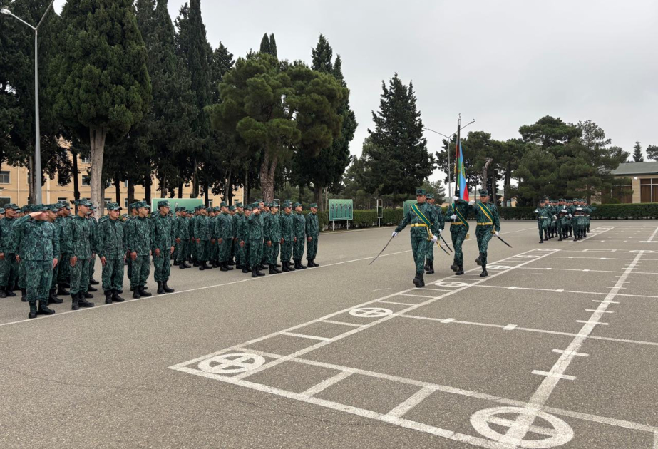 Hərbi xidməti başa vuran sərhədçi əsgərlər ehtiyata buraxılırlar