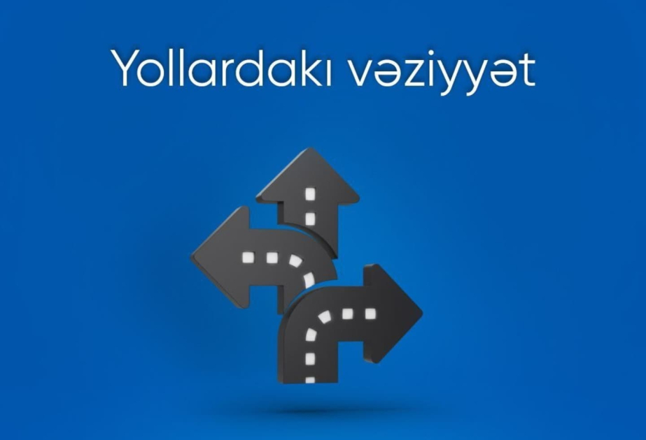 Bakıda bir sıra yollarda nəqliyyatın hərəkətində sıxlıq yaranıb