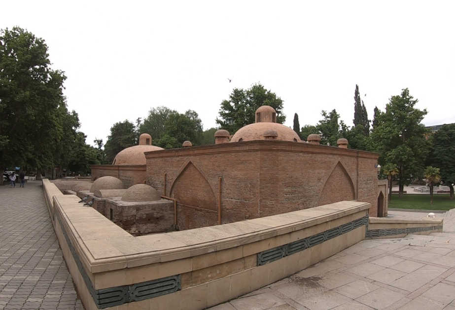 Historical Chokek Bath in Ganja VIDEO