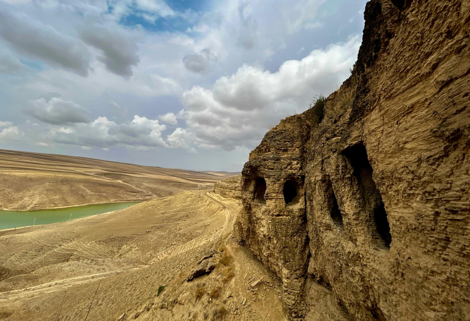 Traces of the past carved in limestone walls – Narimankend Caves VIDEO