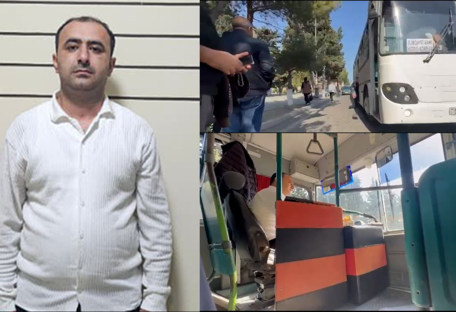 Sumqayıtda narkotik vasitənin təsiri altında sərnişin avtobusu idarə edən sürücü həbs olunub