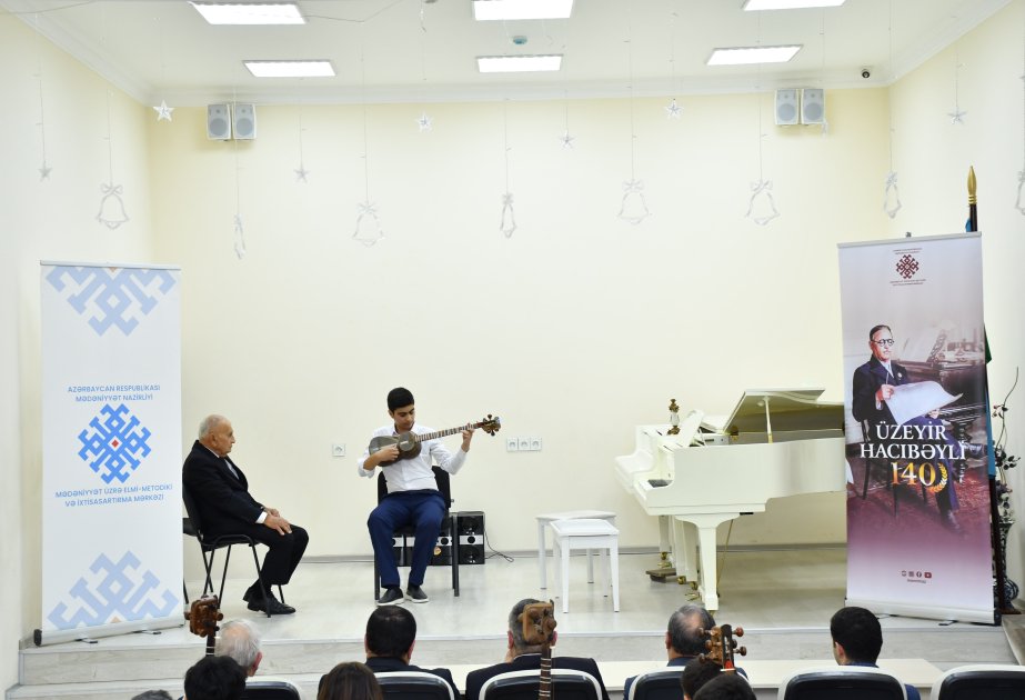Üzeyir Hacıbəylinin 140 illik yubileyi münasibətilə silsilə ustad dərslərinə başlanılıb