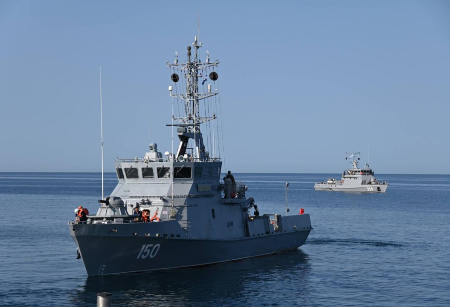 Военно-морские силы Казахстана провели учения в акватории Каспийского моря