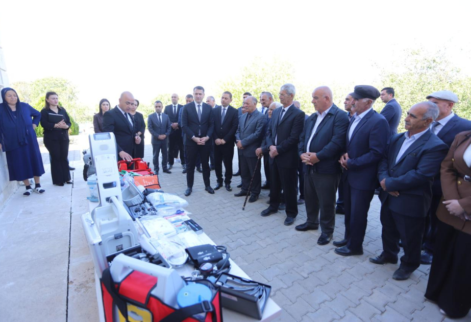 Kəngərli rayonunda Təcili Tibbi Yardım Xidmətinin yeni geolokasiyası istifadəyə verilib