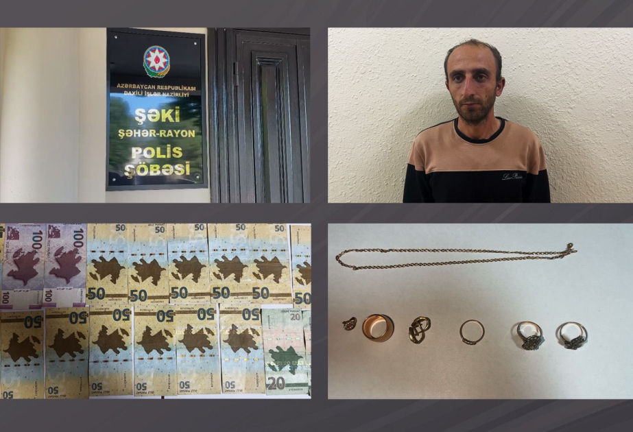 DİN: Şəkidə oğurluq etdiyi evi yandıran şəxs tutulub