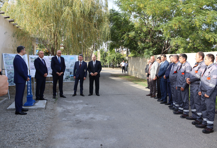 Naftalanın Qasımbəyli kəndinin su təchizatı yenidən qurulub