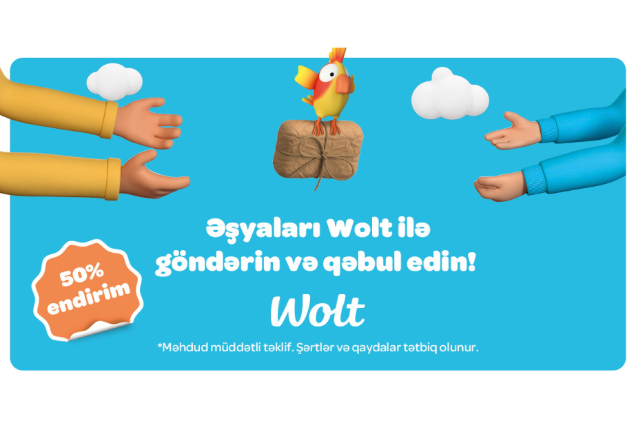 “Wolt” yeni “Packages” funksiyanı təqdim edir: indi əşyaları yemək sifarişi qədər asan göndərə bilərsiniz