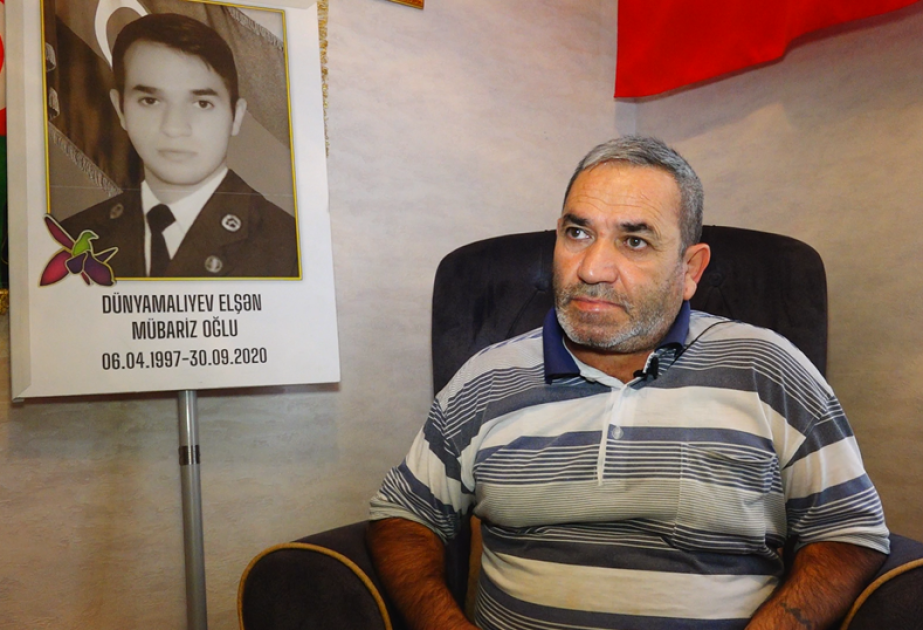 Şəhid atası: Mən oğlumla hər zaman fəxr etmişəm VİDEO