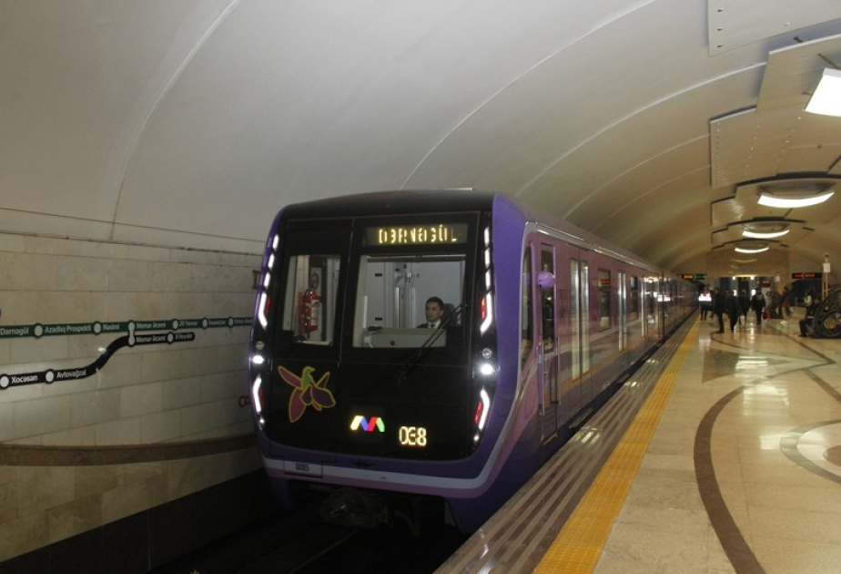 Metronun “Həzi Aslanov-Əhmədli” stansiyasında qatarların hərəkət intervalı 5 dəqiqə azaldılıb