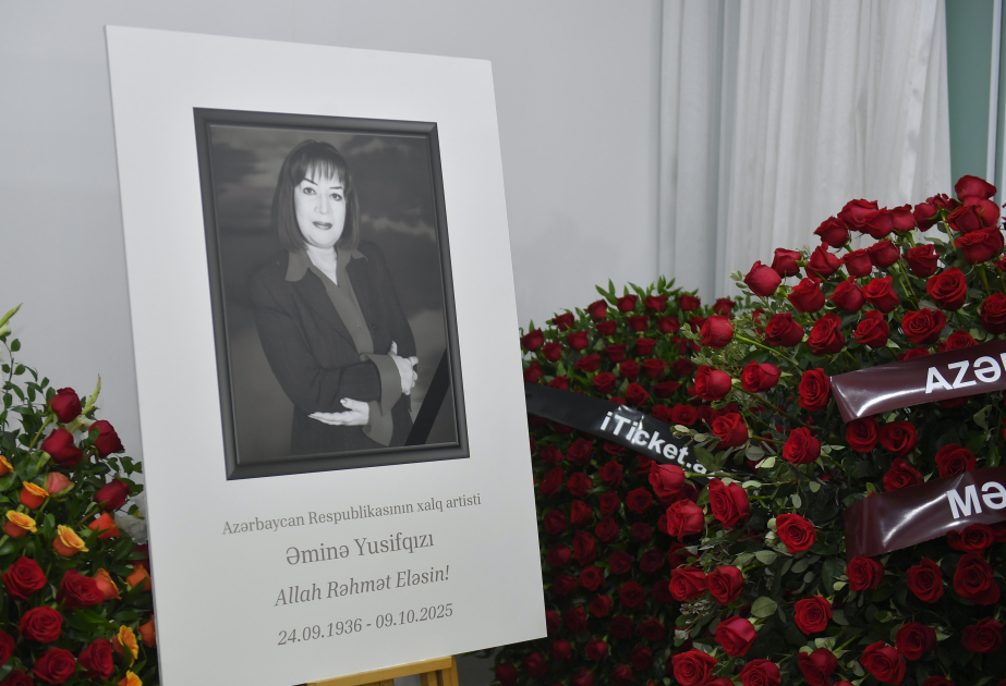 Прошла церемония прощания с Народной артисткой Аминой Юсифгызы ОБНОВЛЕНО ВИДЕО