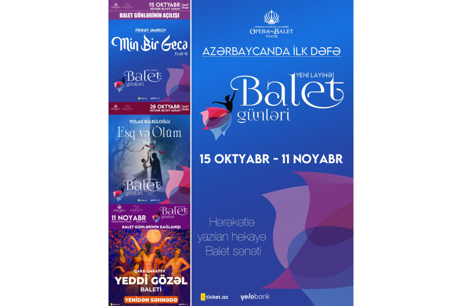 Azərbaycan Dövlət Akademik Opera və Balet Teatrı “Balet günləri” adlı yeni layihəsini təqdim edir