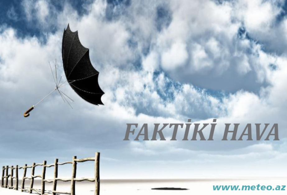 Küləkli və yağıntılı hava şəraiti müşahidə edilir – FAKTİKİ HAVA