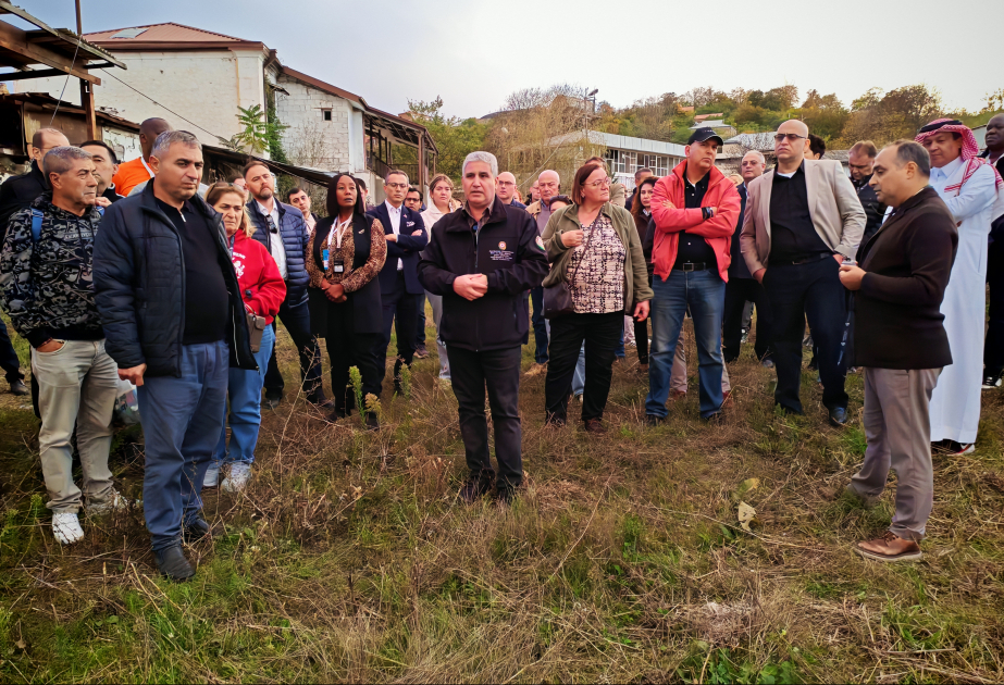 Participants of international conference tour Shusha prison